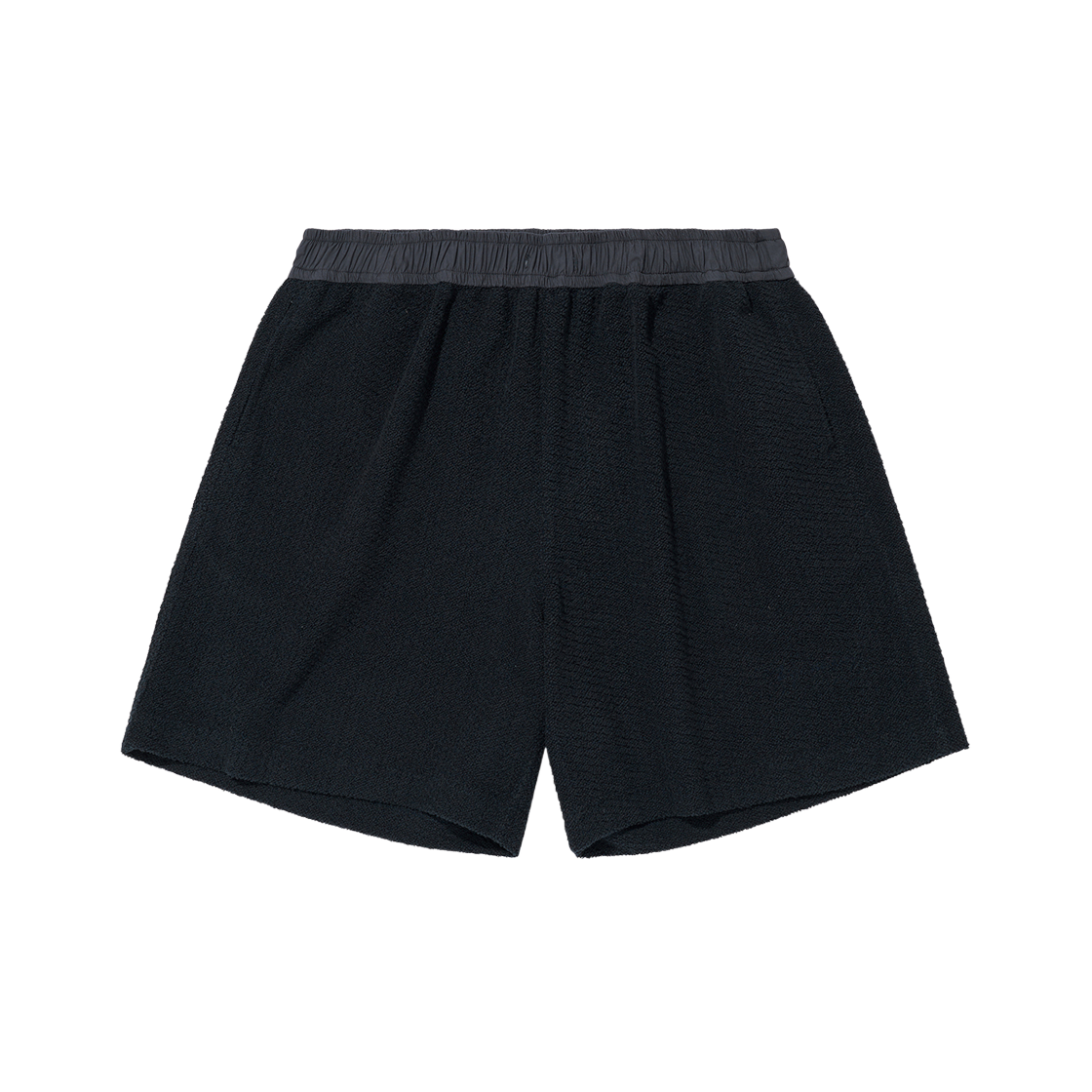 BR003CTS0001C01 BY RANG Cotton Terry Shorts Navy