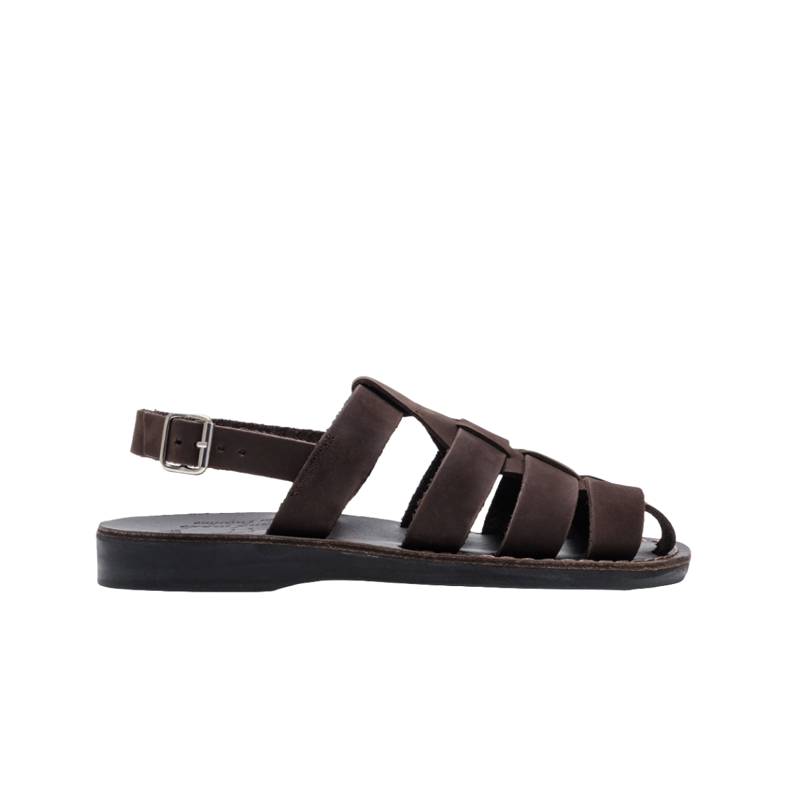 JS-1041N-BR Jerusalem Sandals No.1041 Michael Brown Nubuck