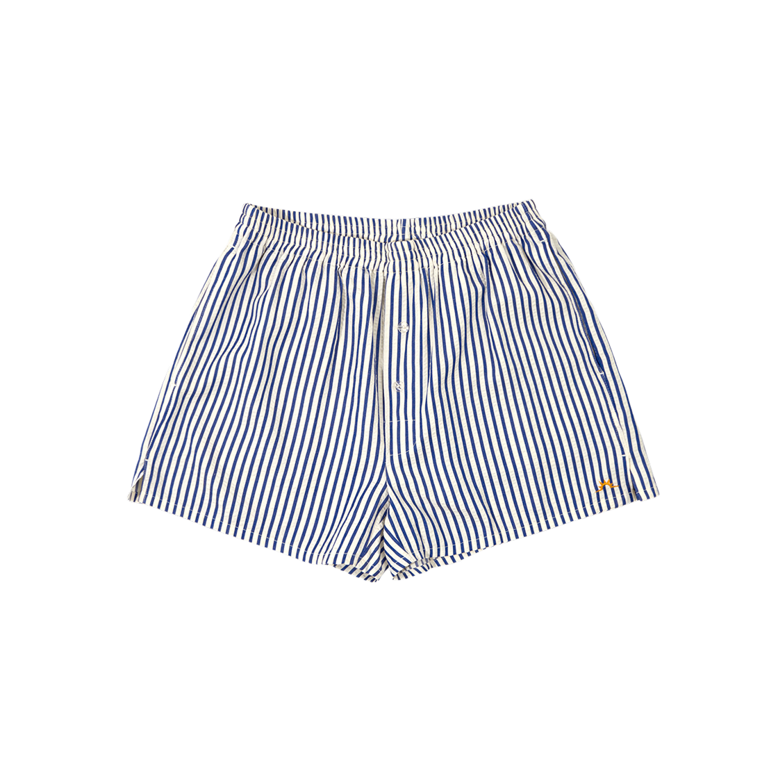 헬로선라이즈 박서 숏츠 블루 스트라이프(Hello Sunrise Boxer Shorts Blue Stripe)