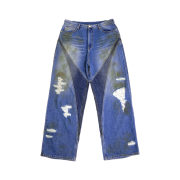 Civision by CSC Vision Distressed Denim Pants Blue