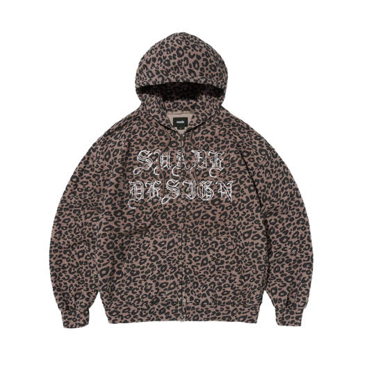 SDDFTO510LP Suade Leopard Hood zip up Leopard