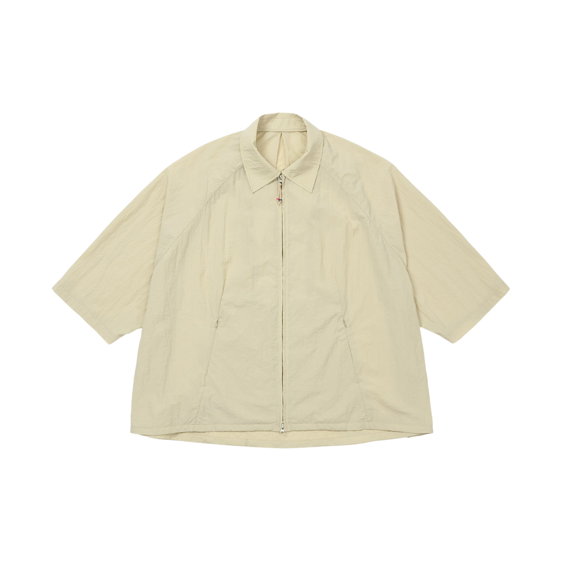 아조바이아조 나일론 케이프 셔츠 베이지