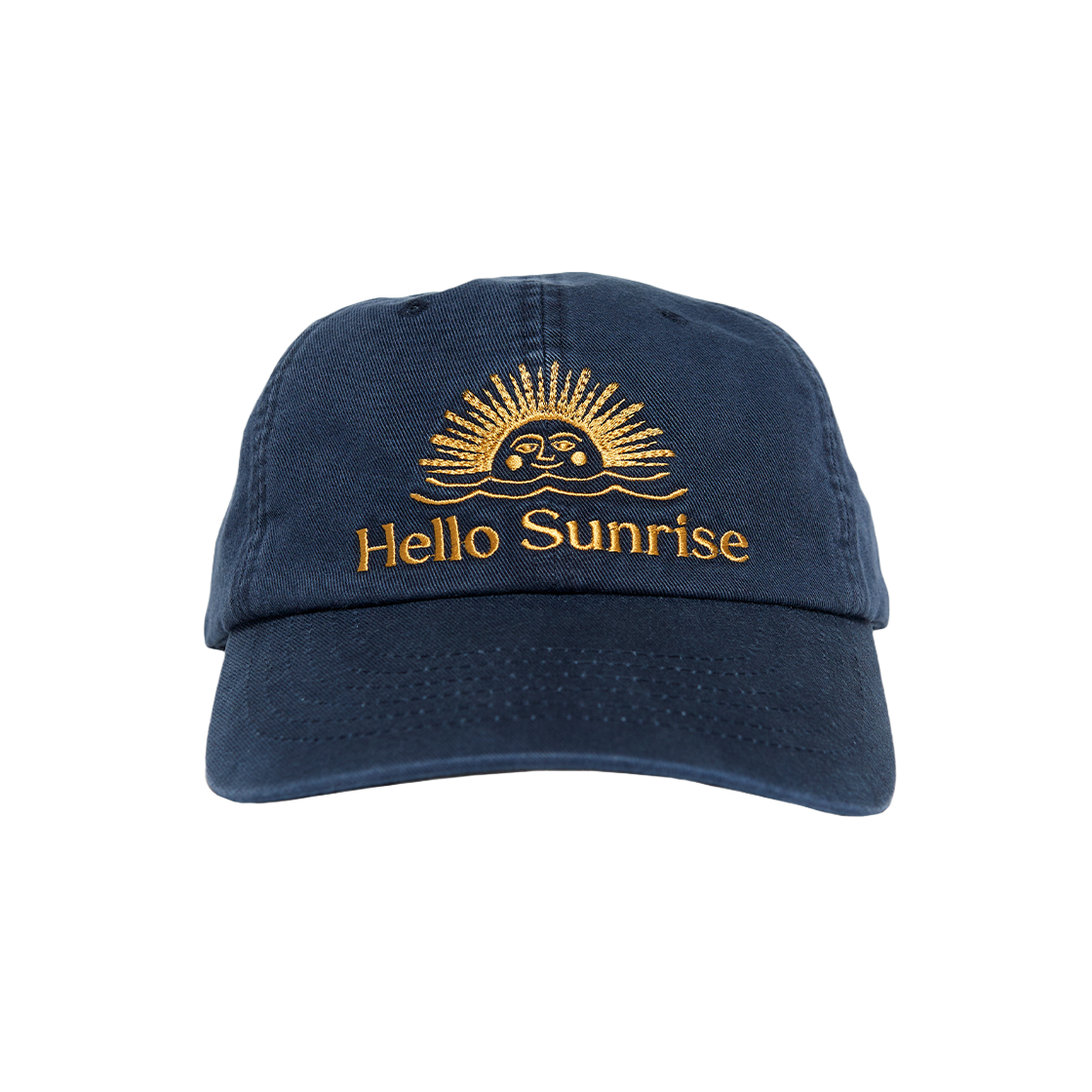 헬로선라이즈 워시드 오지 로고 볼캡 네이비(Hello Sunrise Washed OG Logo Ball Cap Navy)