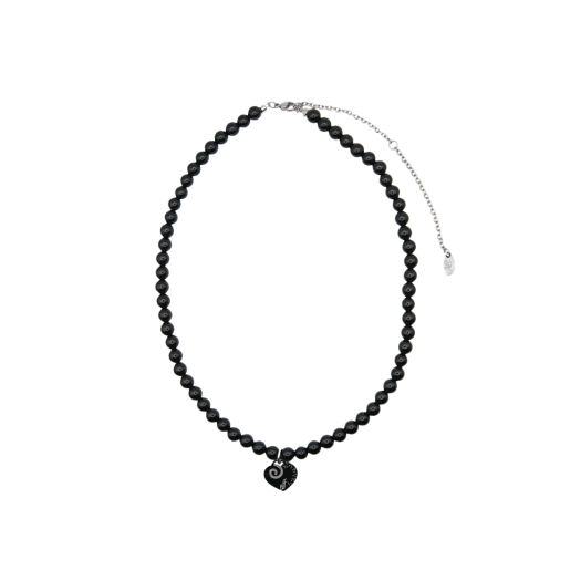 [韓国人気ジュエリー] nff eternal gemstone necklace eternal gemstone necklace-black - nff
