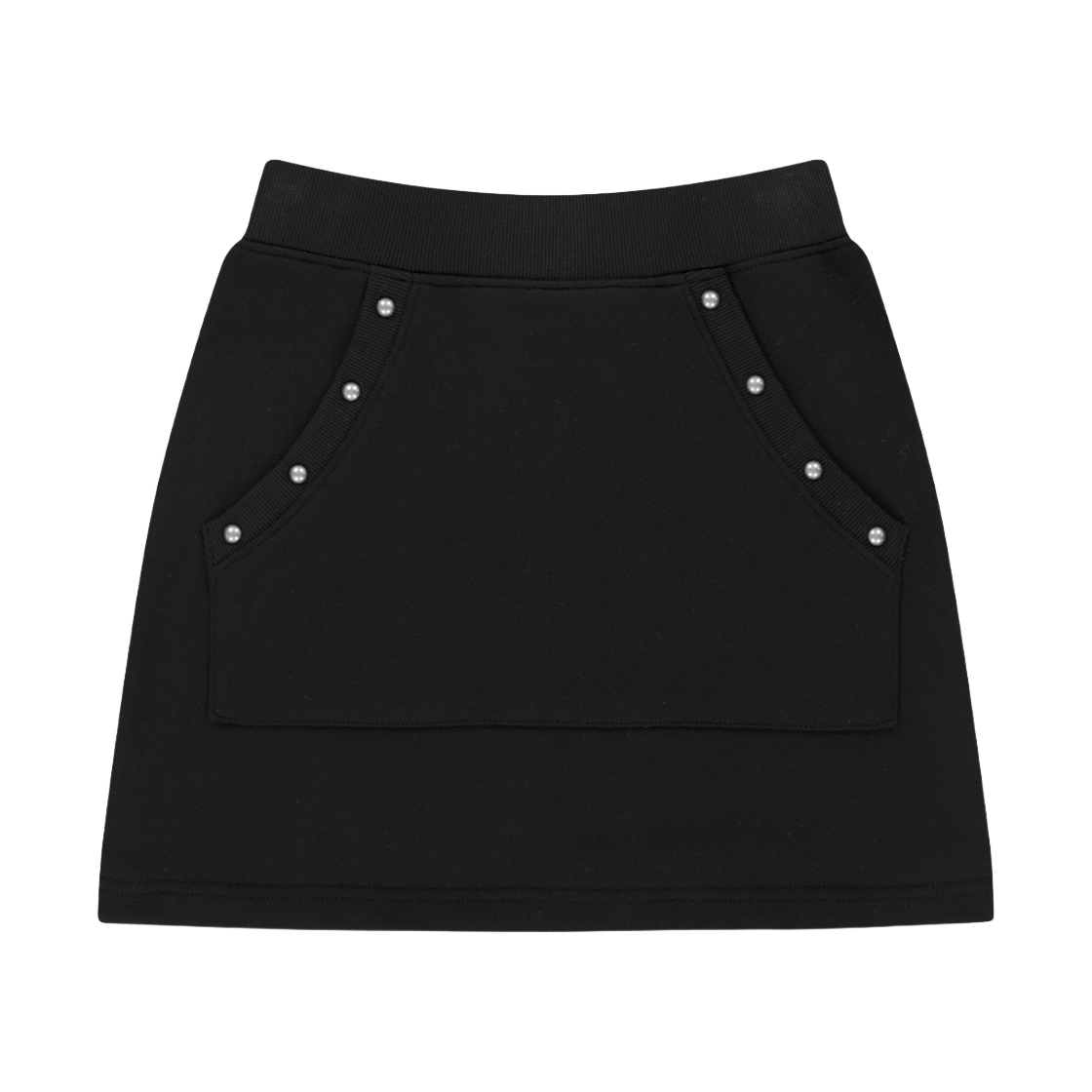 24NNSSBSKF002BK NIIER NOR Stud Mini Skirt Black