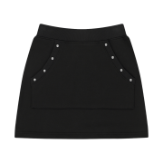 NIIER NOR Stud Mini Skirt Black