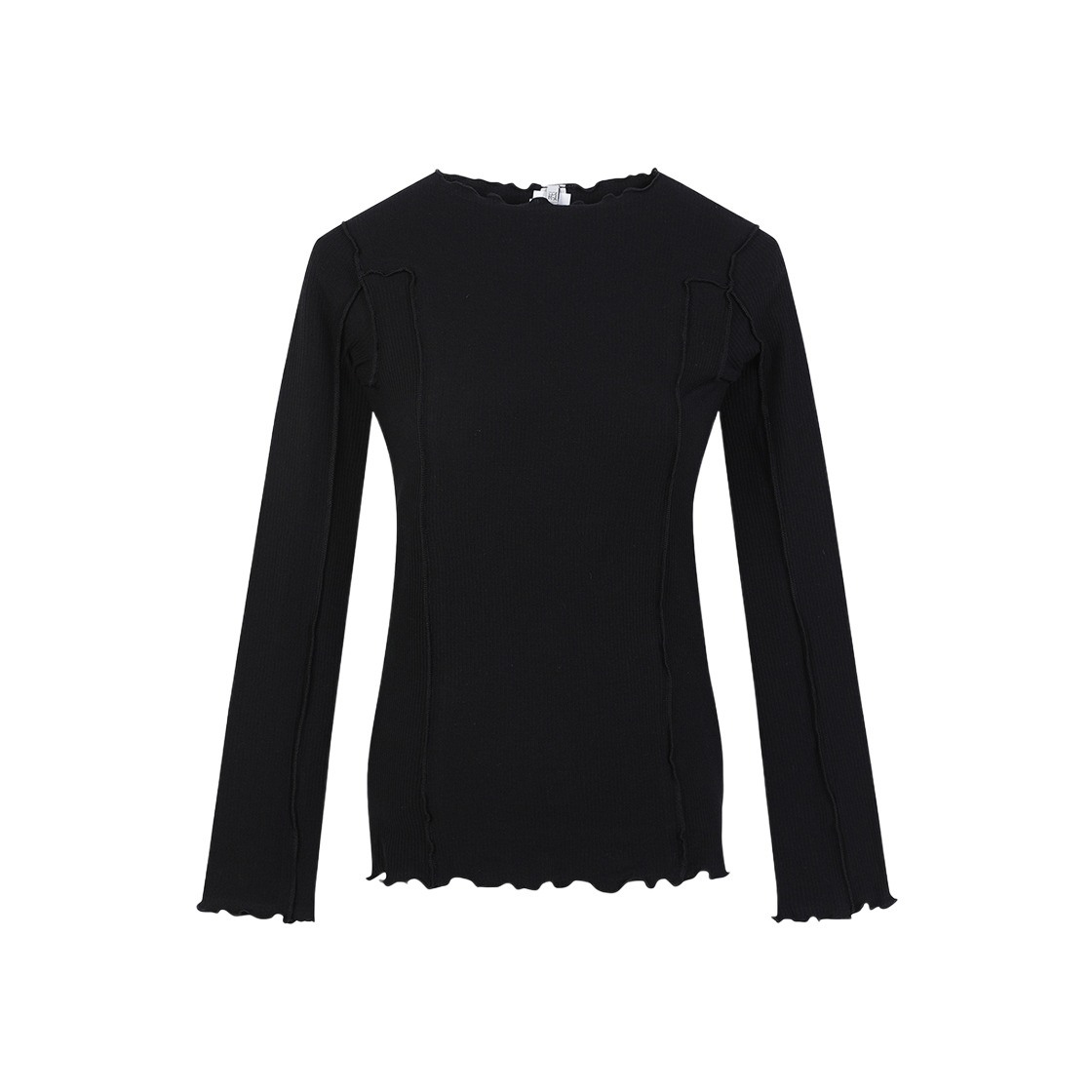 KW4CTSLBR10BK Baserange Women Omato Long Sleeve Black - 24FW