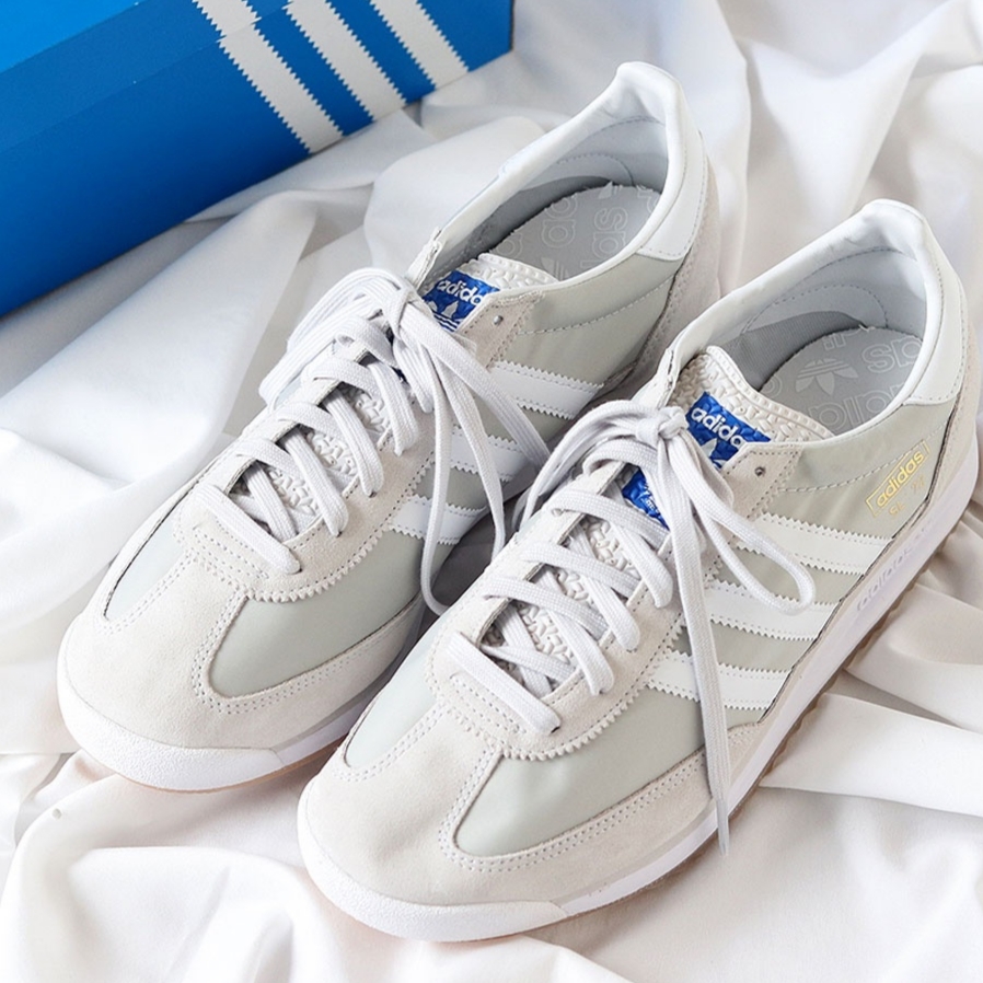 Adidas SL 72 RS Grey One Cloud White 착용 스타일 - 3