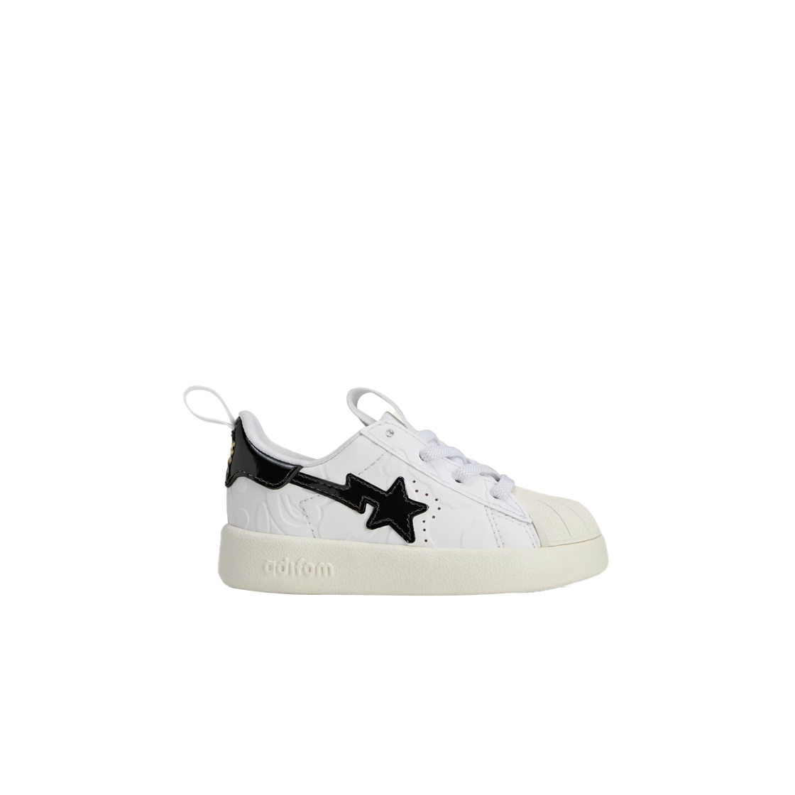 (인펀트) 아디다스 x 베이프 아디폼 슈퍼스타 360 클라우드 화이트 코어 블랙((Infant) Adidas x BAPE Adiform Superstar 360 Cloud White Core Black)
