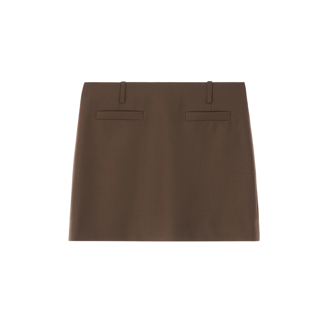 지지지 클래식 미니스커트 체슈넛 브라운(zeezeezee Classic Miniskirt Chestnut Brown)