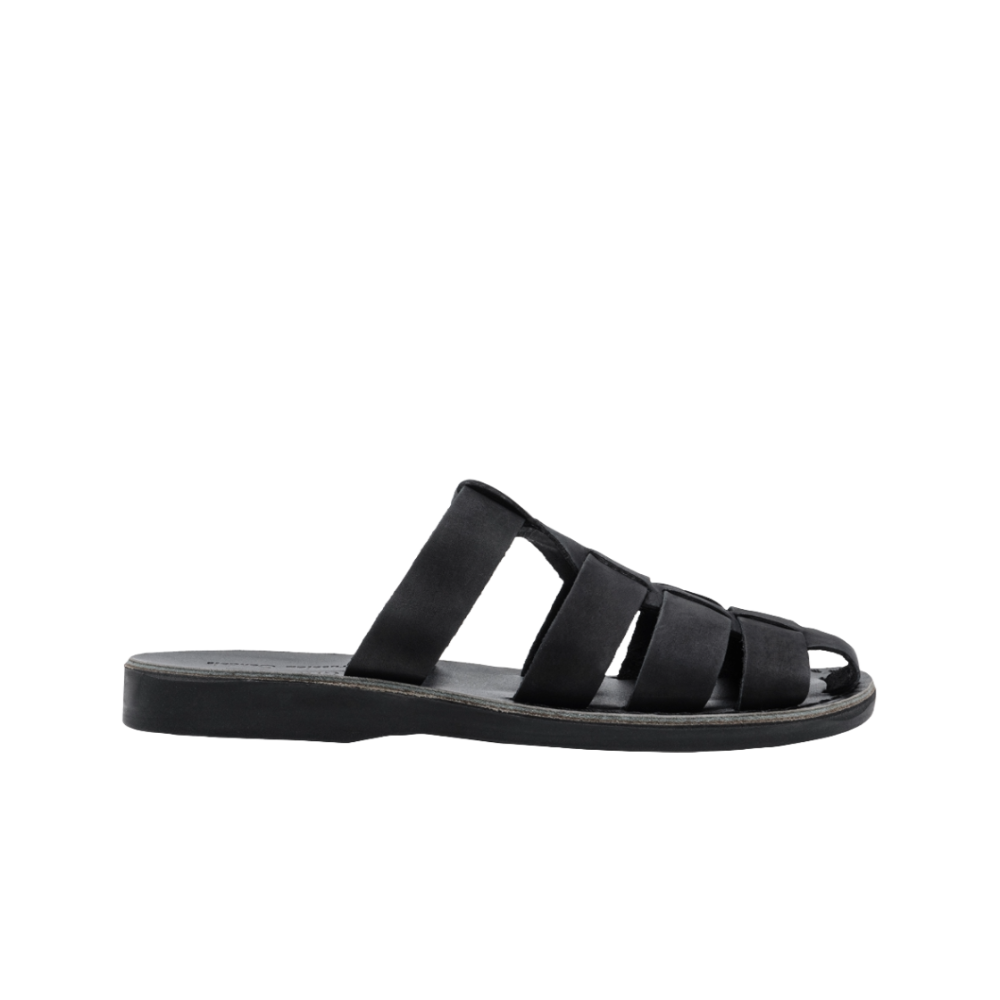 예루살렘 샌들 X 마리떼 1063 미카엘 슬라이드 누벅 블랙