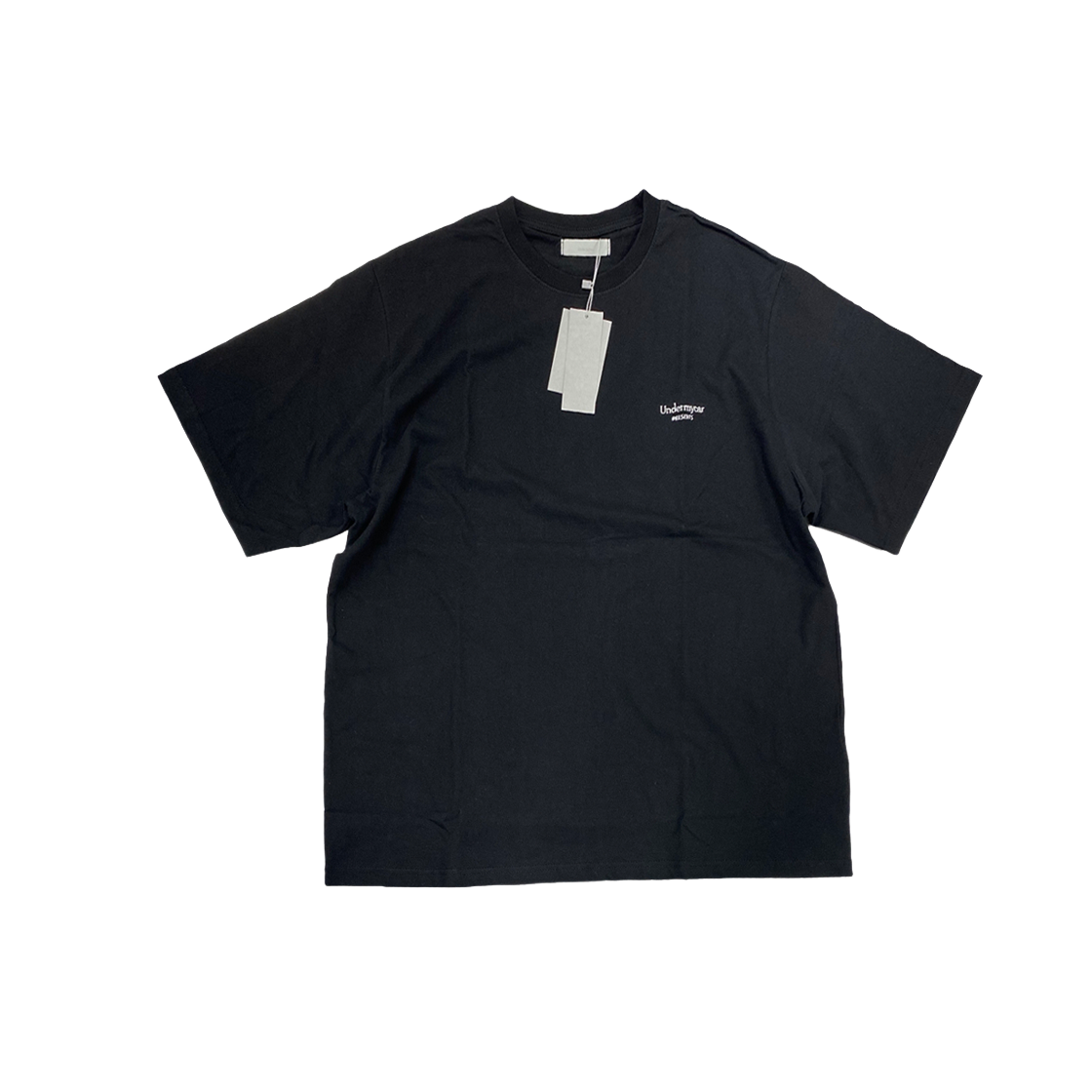 언더마이카 무.05 안티 Fxxking 로고 플레이 오버사이즈 티셔츠 블랙(Undermycar Mu.05 Anti Fxxking Logo Play Oversized T-Shirts Black)