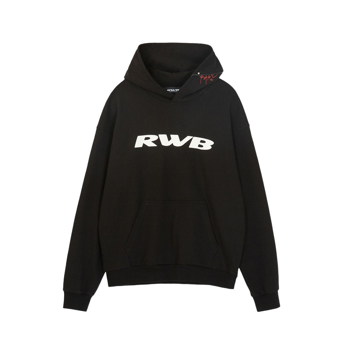알더블유비 오토그라프 후드티 블랙(RWB Autograph Hoodie Black)