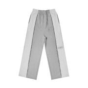 BORN TO WIN Reverse Mix Wide Pants Melange Grey