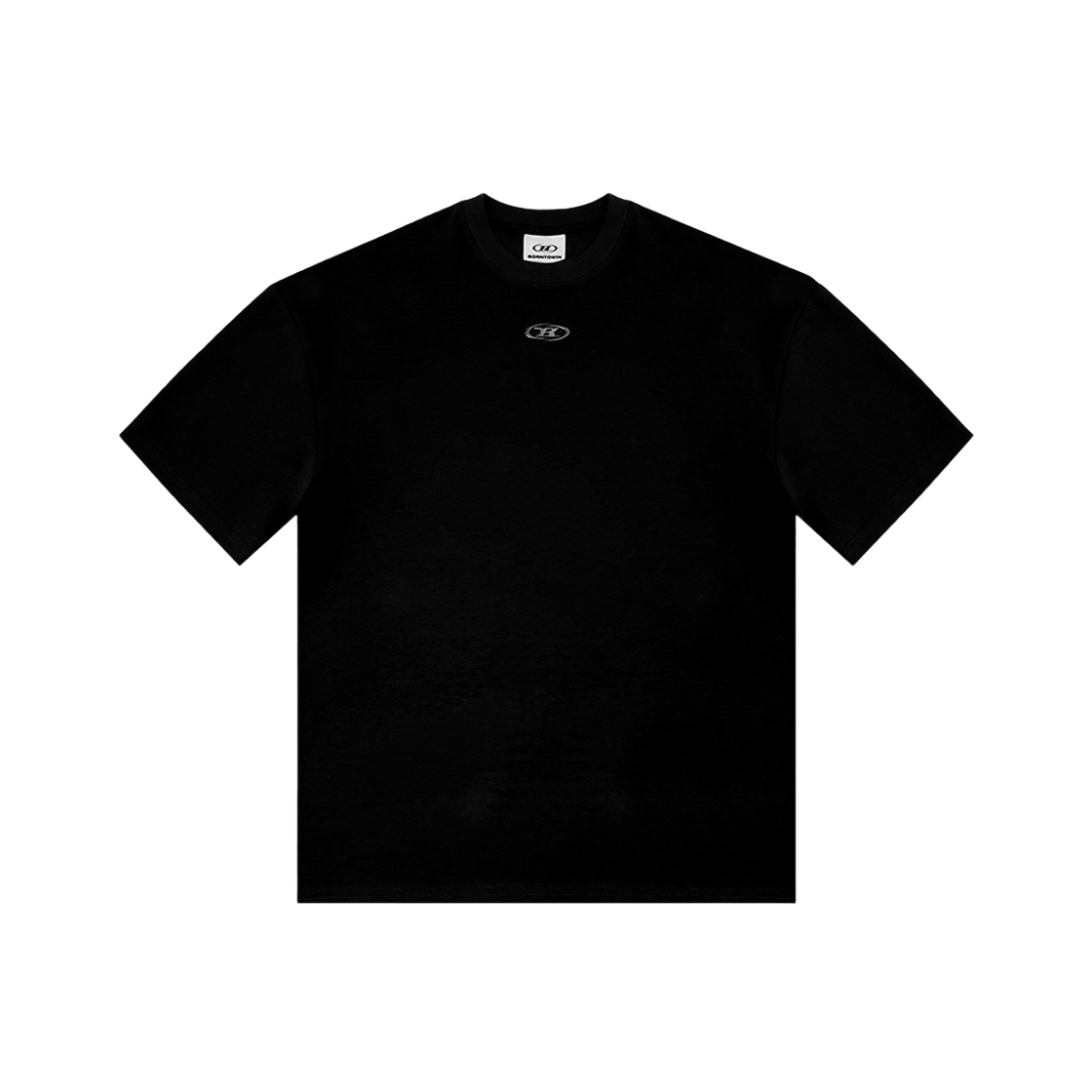 본투윈 실버 B 로고 머슬핏 티셔츠 블랙 | BORN TO WIN | KREAM
