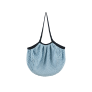 Fillintheblank Fish Crochet Bag Blue
