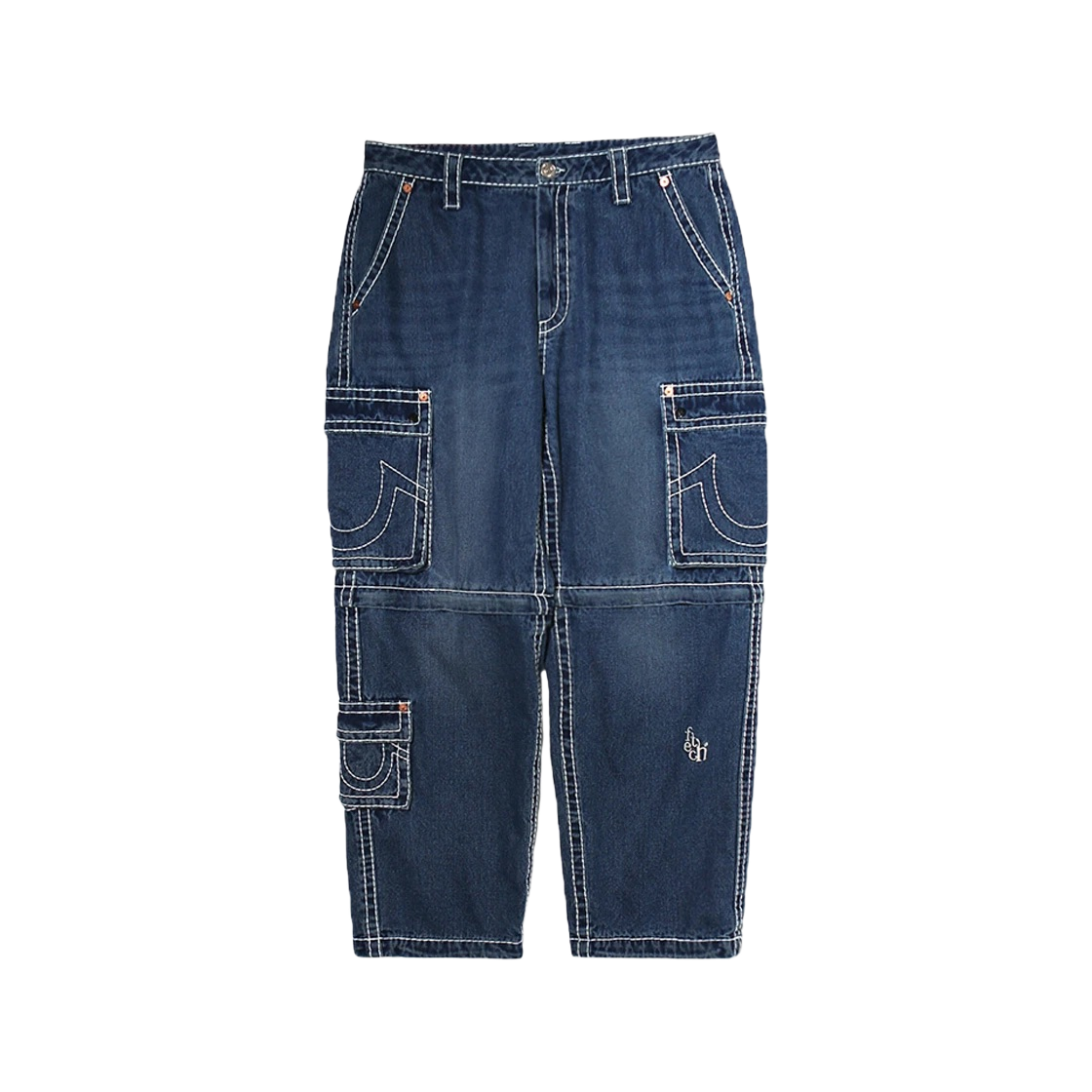 KM3DPADTR06IN True Religion x Fetch Separate Cargo Pants Indigo