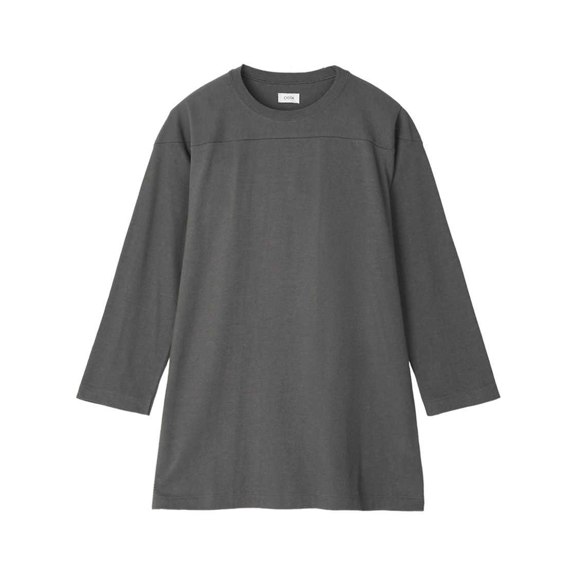 시오타 풋볼 3/4슬리브 티셔츠 블루 그레이 - 25SS(Ciota Football 3/4Sleeve T-Shirt Blue Gray - 25SS)