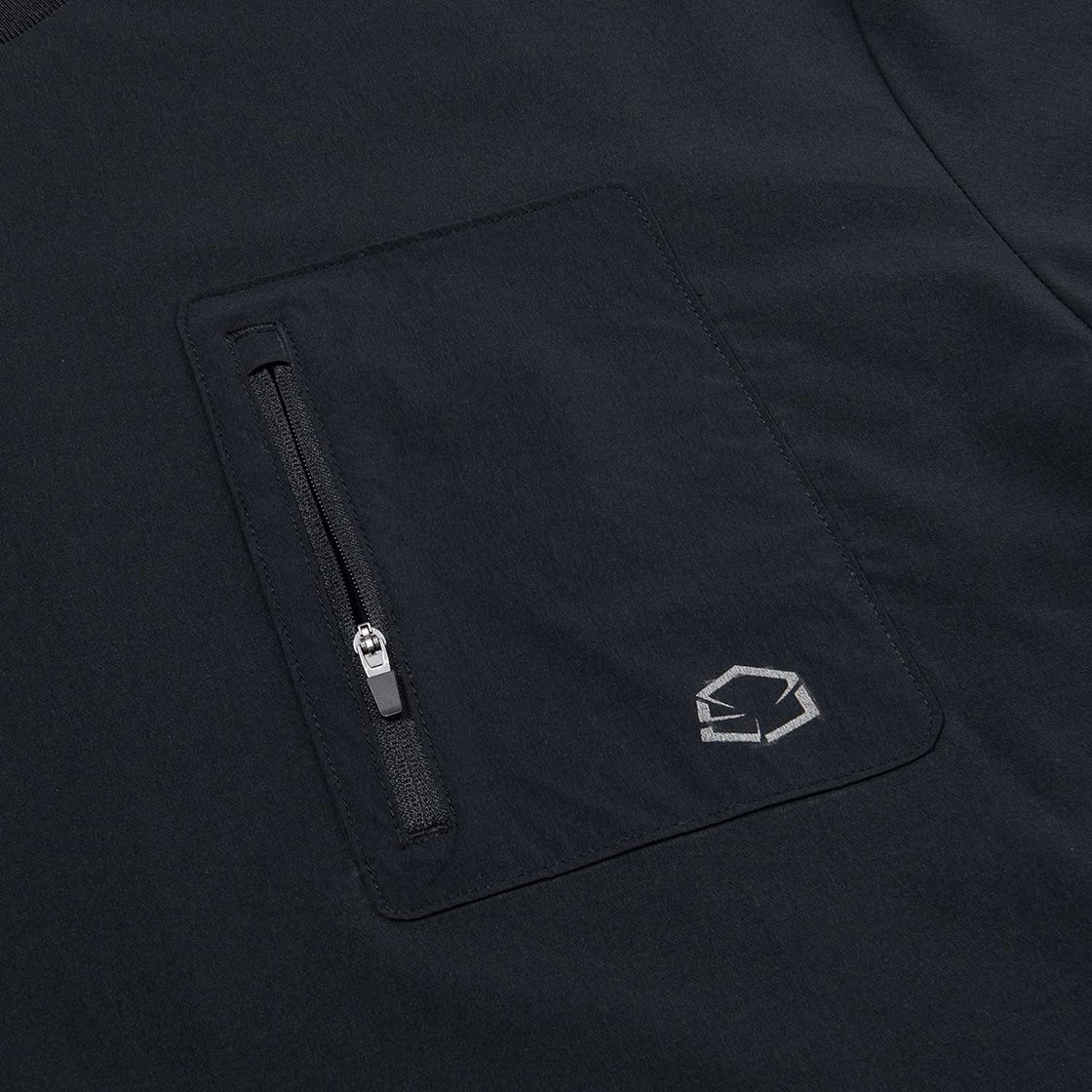 제로그램 텍토닉180 우븐 긴팔 티셔츠(Zerogram Tectonic180 Woven LS Black) - 3