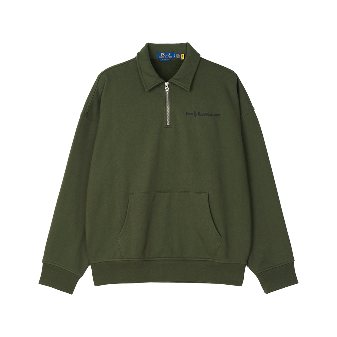 폴로 랄프 로렌 릴렉스 핏 로고 칼라 스웨트셔츠 아르마딜로 - 25SS([15%적립] Polo Ralph Lauren Relaxed Fit Logo Collar Sweatshirt Armadillo - 25SS)