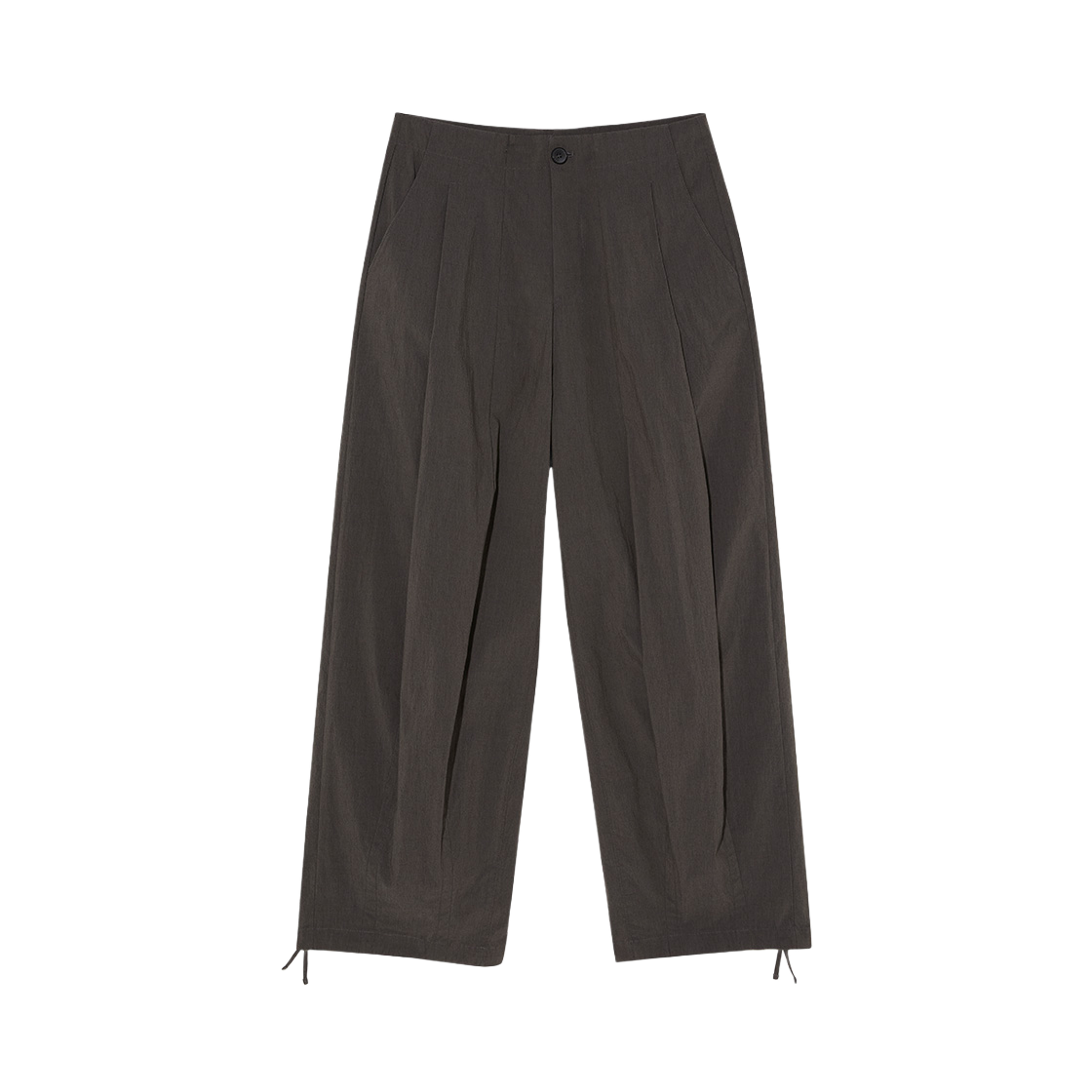 르아브 클레멘테 나일론 와이드 팬츠 그레이(LEARVE Clemente Nylon Wide Pants Grey)