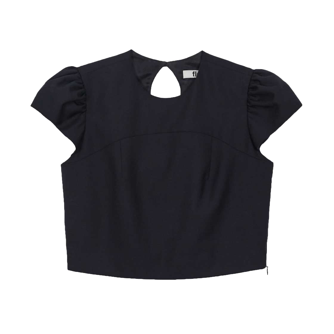 FLETTA-008 [예약 배송] FLETTA Classic Crop Blouse Navy