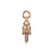 Hansroom Chrome Hearts 22K #5 Dagger Charm Pave Dia