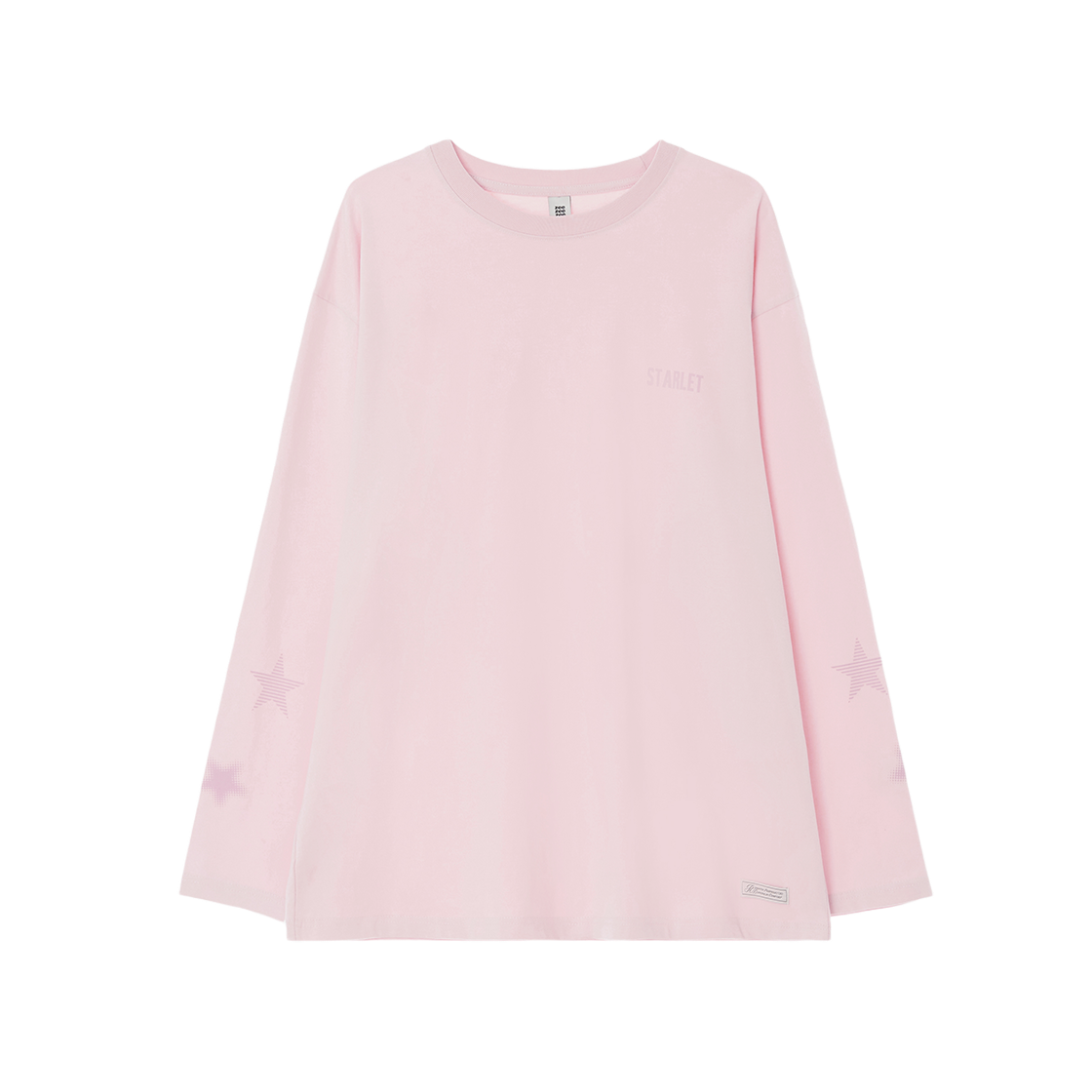 Z24FWTP011PK zeezeezee STAR Long Sleeve T-Shirt Petal Pink