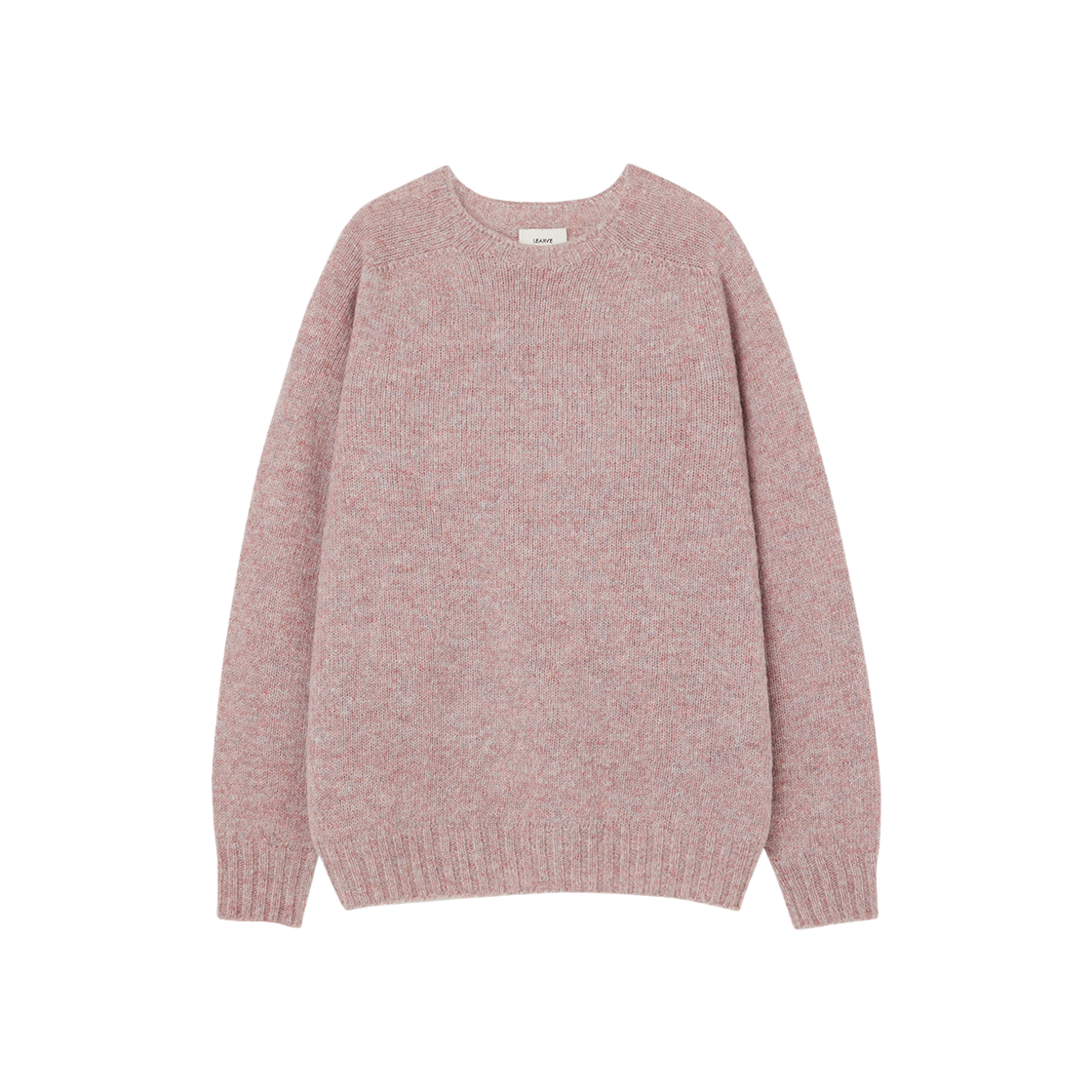 르아브 홀가먼트 울 쉐기독 니트 히말라야핑크(LEARVE Wholegarment Wool Shaggy Dog Knit Himalaya Pink)