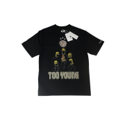 AP alchemy x Roh Yun Ha x Undermycar TOO YOUNG Emblem T-shirts - Amber Gold