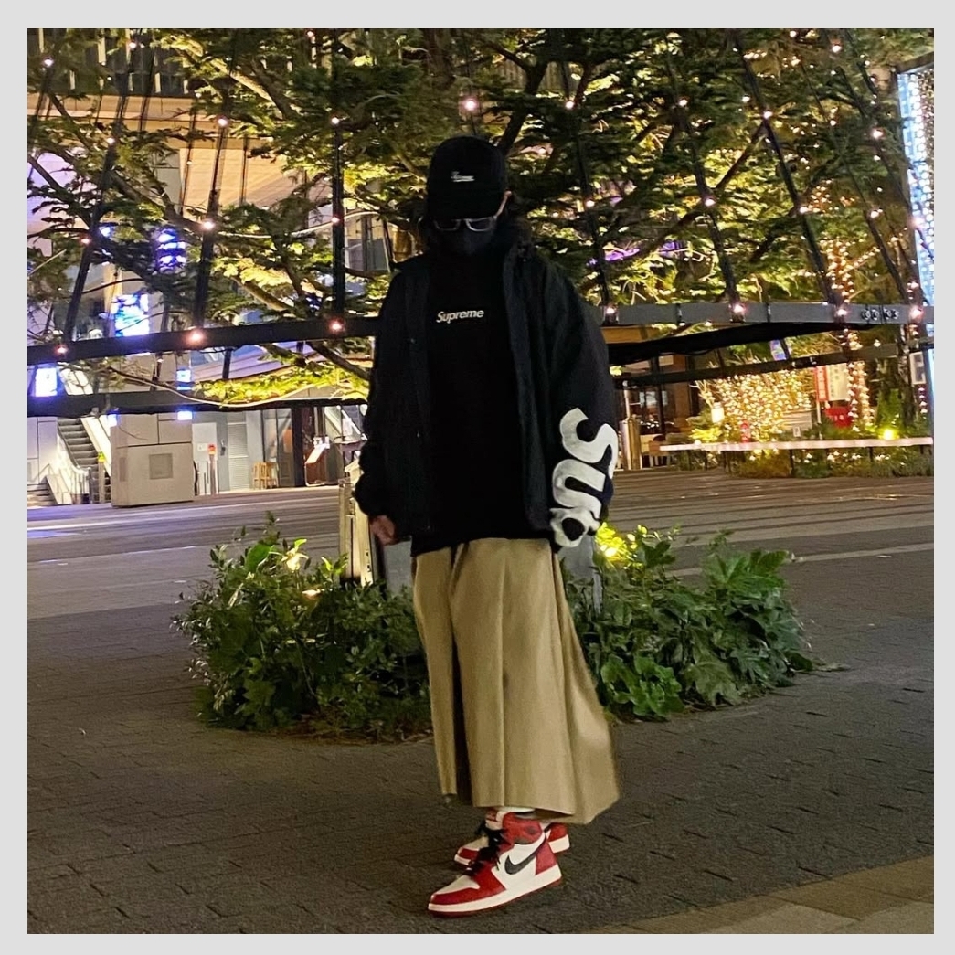 Supreme Box Logo Hooded Sweatshirt Black - 24FW 착용 스타일 - 1