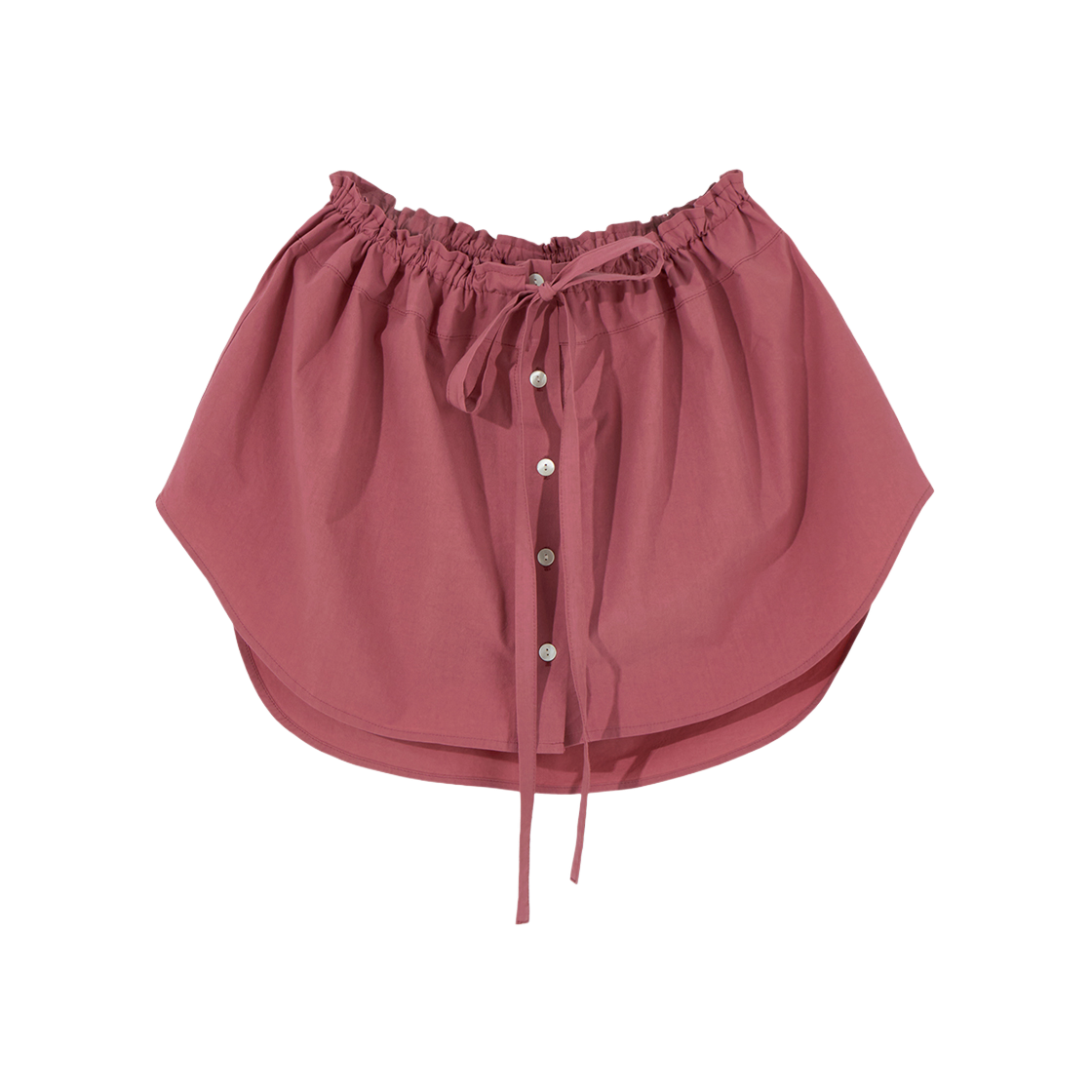 경 미니 셔츠 스커트 핑크(Gyeong Mini Shirt Skirt Pink)