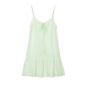 FLETTA Shirring Sleeveless Knit Top Applegreen