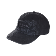 Surgery Destroyed Denim Cap Black Denim