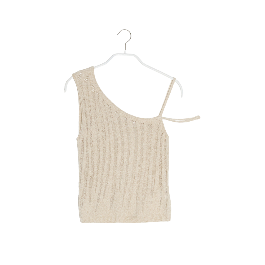 엔오르 우먼 레이어드 탱크 니트 탑 베이지