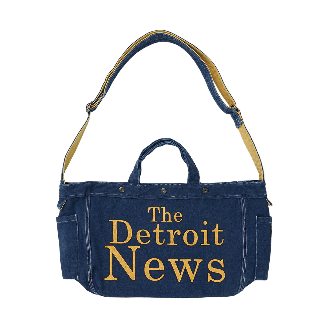 6855NV Houston Japan Newspaper Bag News Navy 6855NV