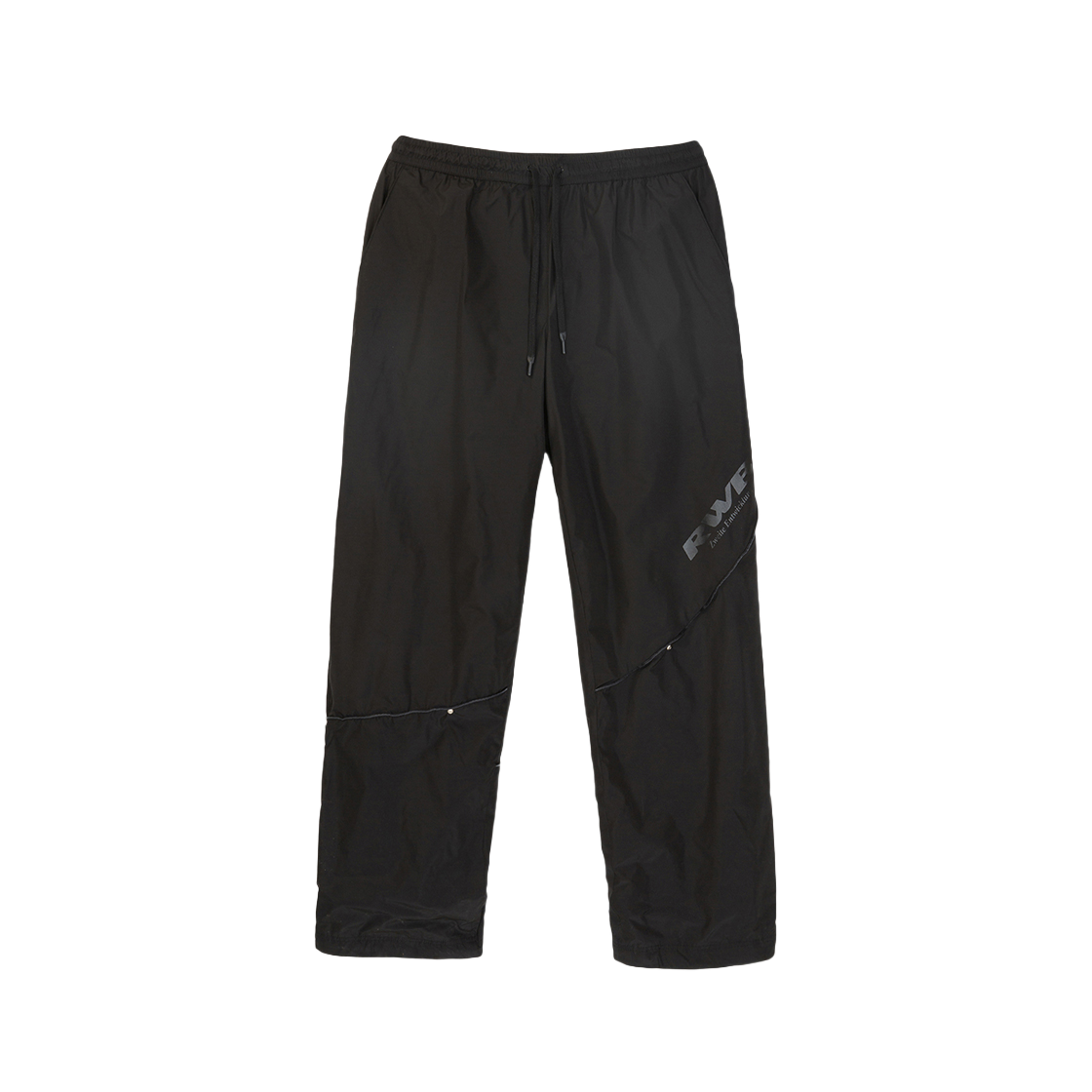 P0000BCT_BK RWB Fender Line Rivet Woven Pants Black