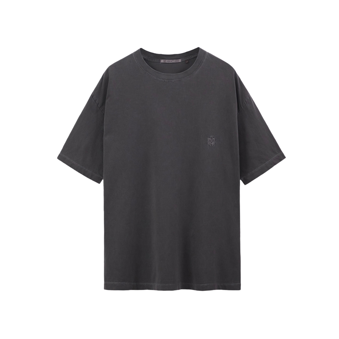 PL5TTS0941NS Polyteru Human Index Human Regular 1/2 T-Shirt Dyed Purple Gray - 대표 이미지 #1