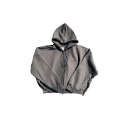 Undermycar Mu.18 Anti Fxxking Logo Play Oversized Hood Zip-up Tan