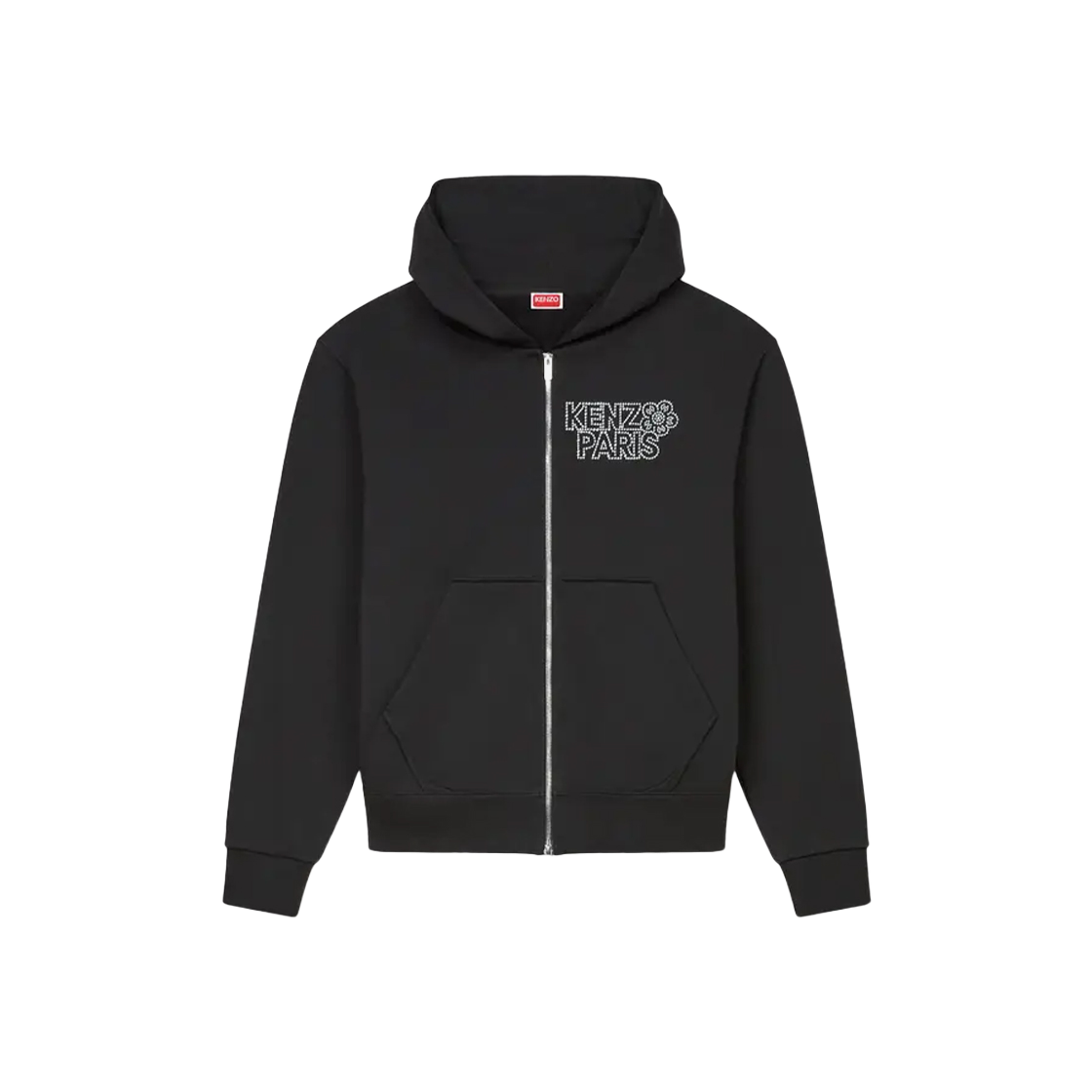 겐조 컨스텔레이션 풀 집 후디 블랙 - 24FW(Kenzo Constellation Full Zip Hoodie Black - 24FW)