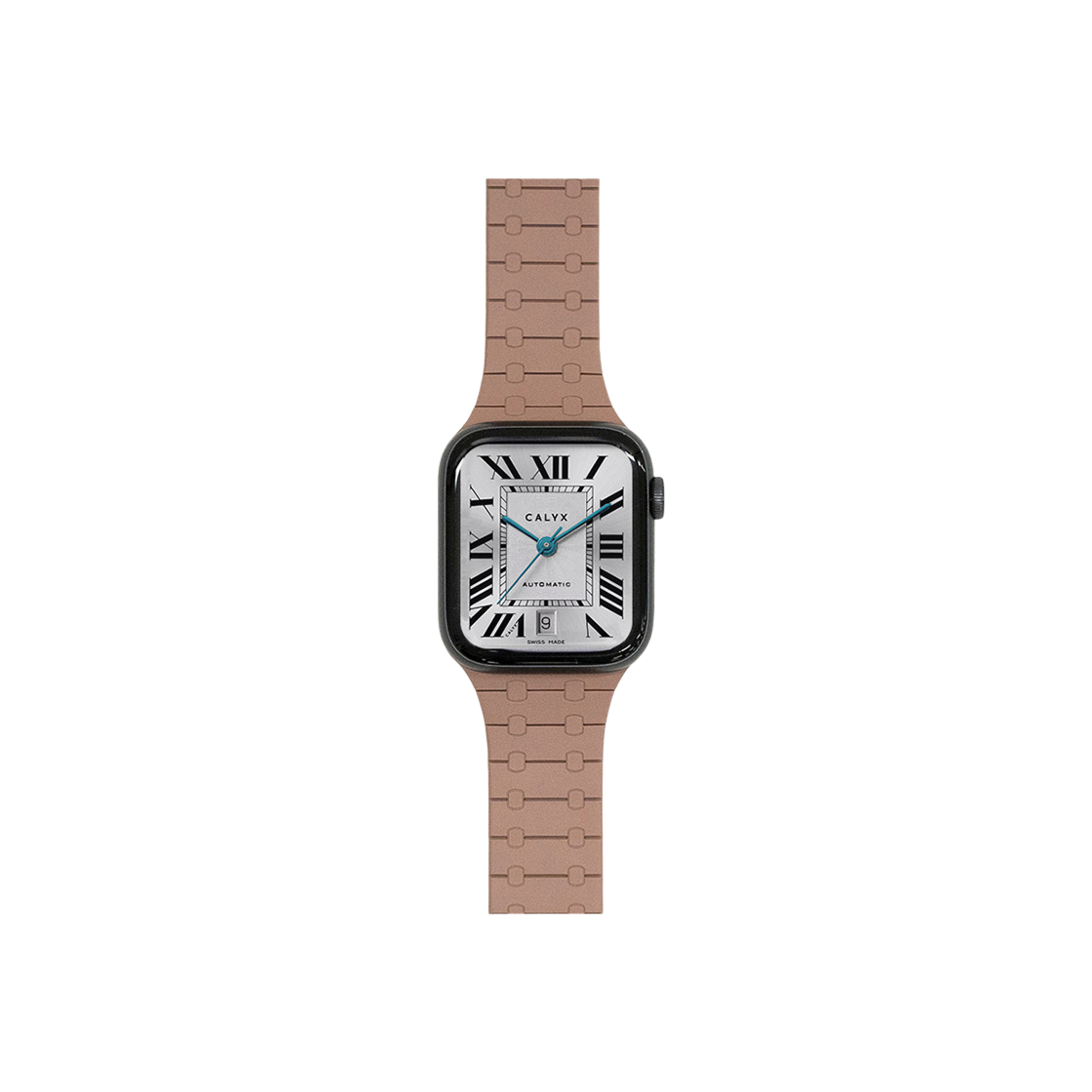 캘릭스 애플워치 38/40/41/42(10세대)mm 실리콘 마그네틱 스트랩 너트 브라운(CALYX Apple Watch 38/40/41/42(10th)mm Silicone Magnetic Strap Nut Brown)