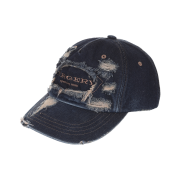 Surgery Destroyed Denim Cap Indigo Denim