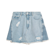 Holzweiler Women Louisa Short Denim Skirt Light Blue Mix - 24FW