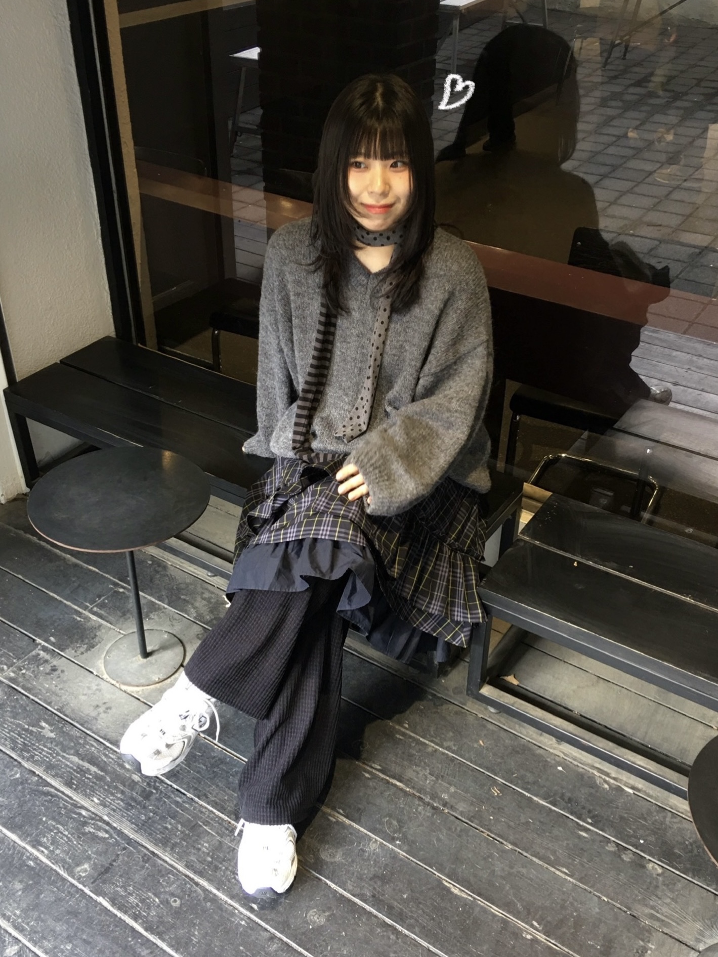뉴발란스 530 스틸 그레이 착용 스타일 - 1