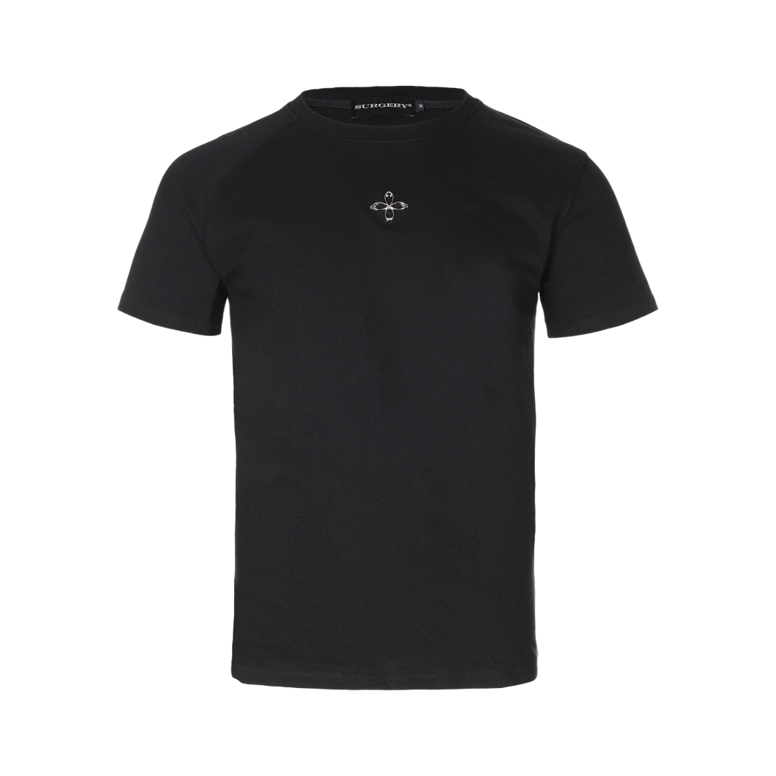 【SURGERY】unbalance l clover logo slim T-shirts 'black' Unbalance Metal Clover Logo Slim T-Shirts｜SURGERY｜ティーシャツ