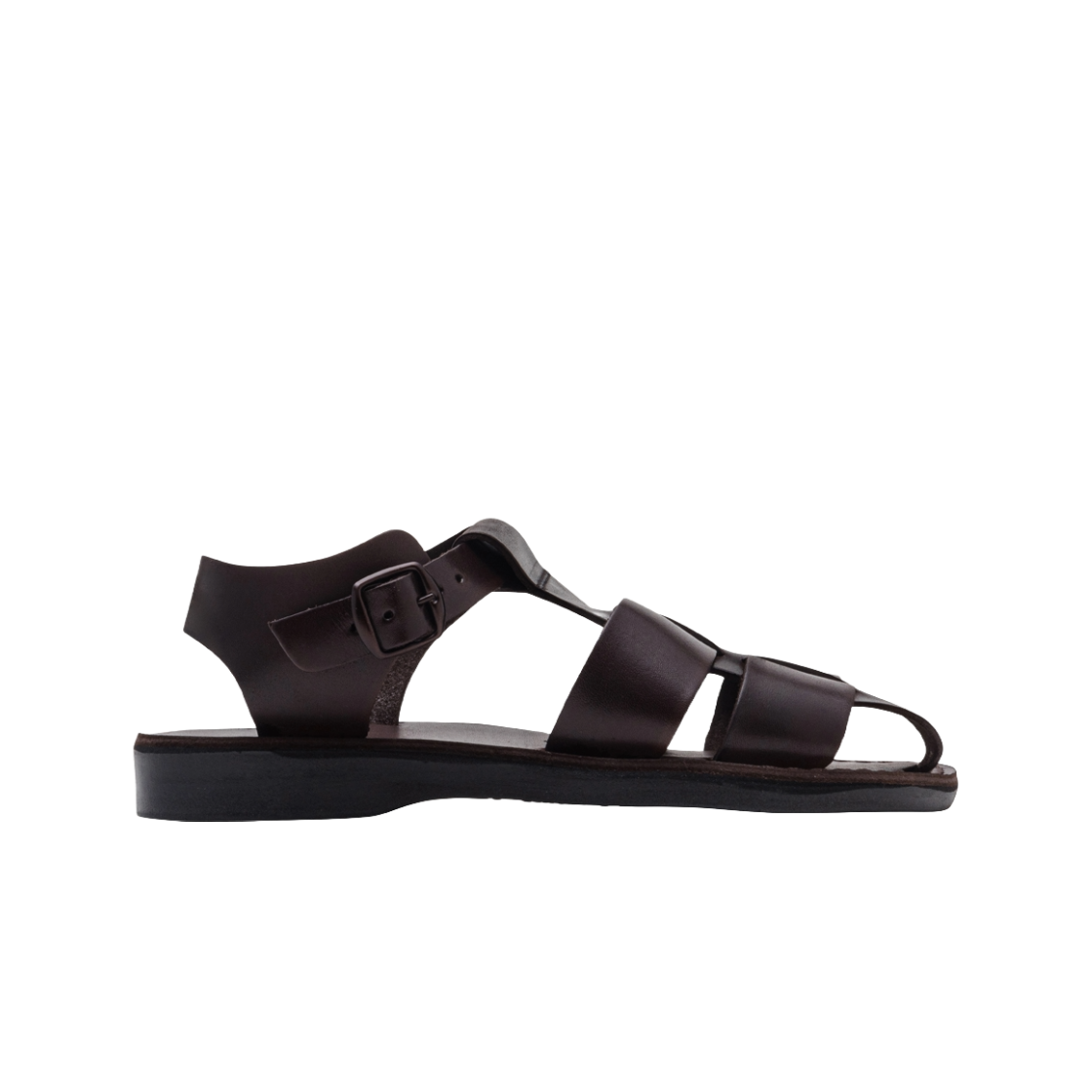JS-1069-BR Jerusalem Sandals No.1069 Milo Brown