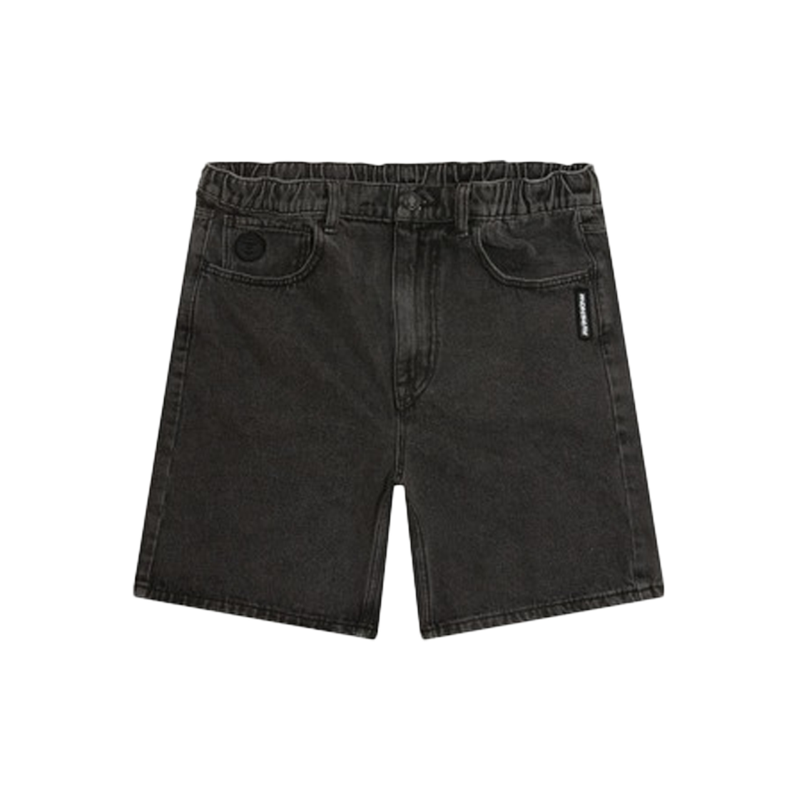 KM5BPASAP06BK AAPE Now Short Jeans Light Black - 25SS