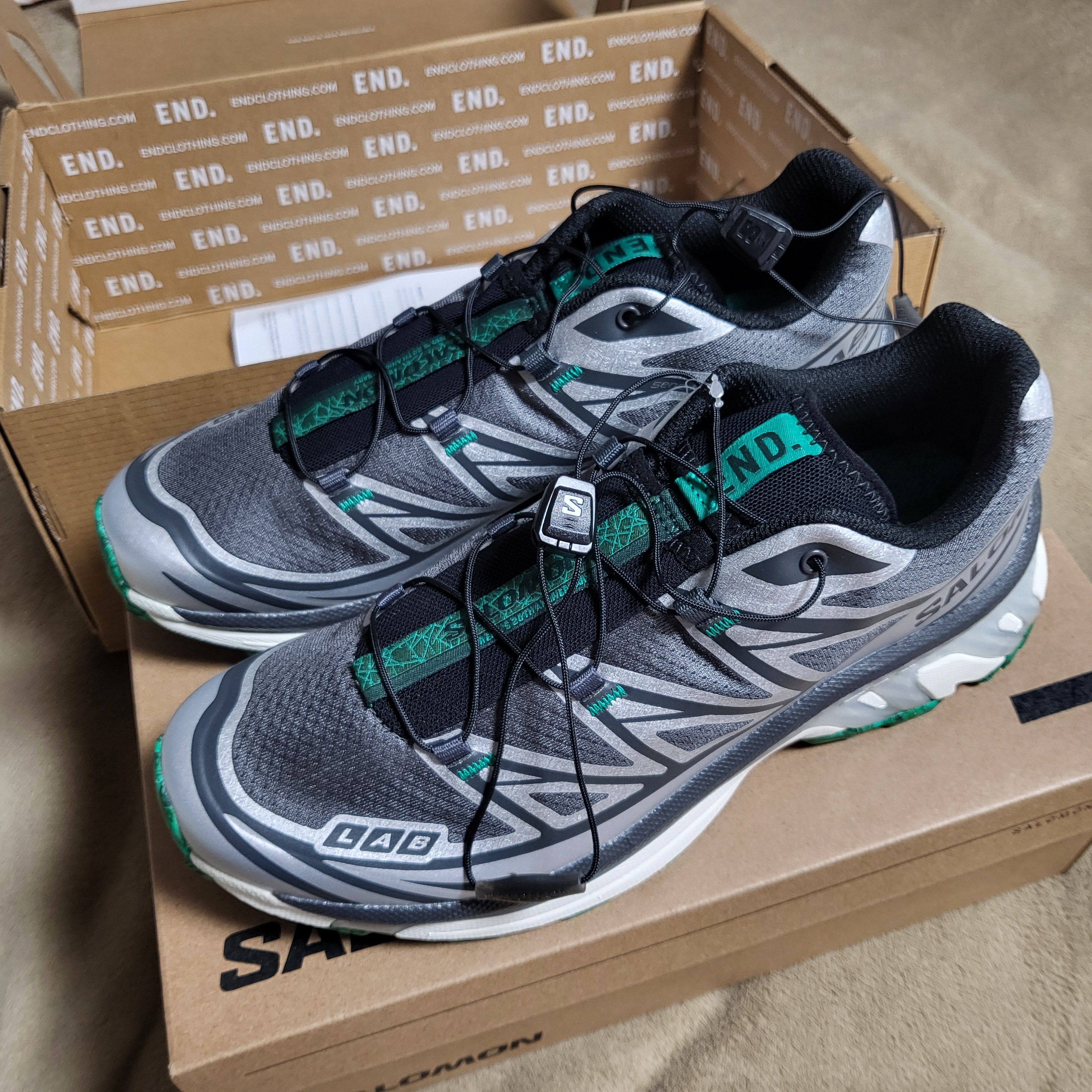 Salomon x END. XT-6 Emerald 착용 스타일 - 1