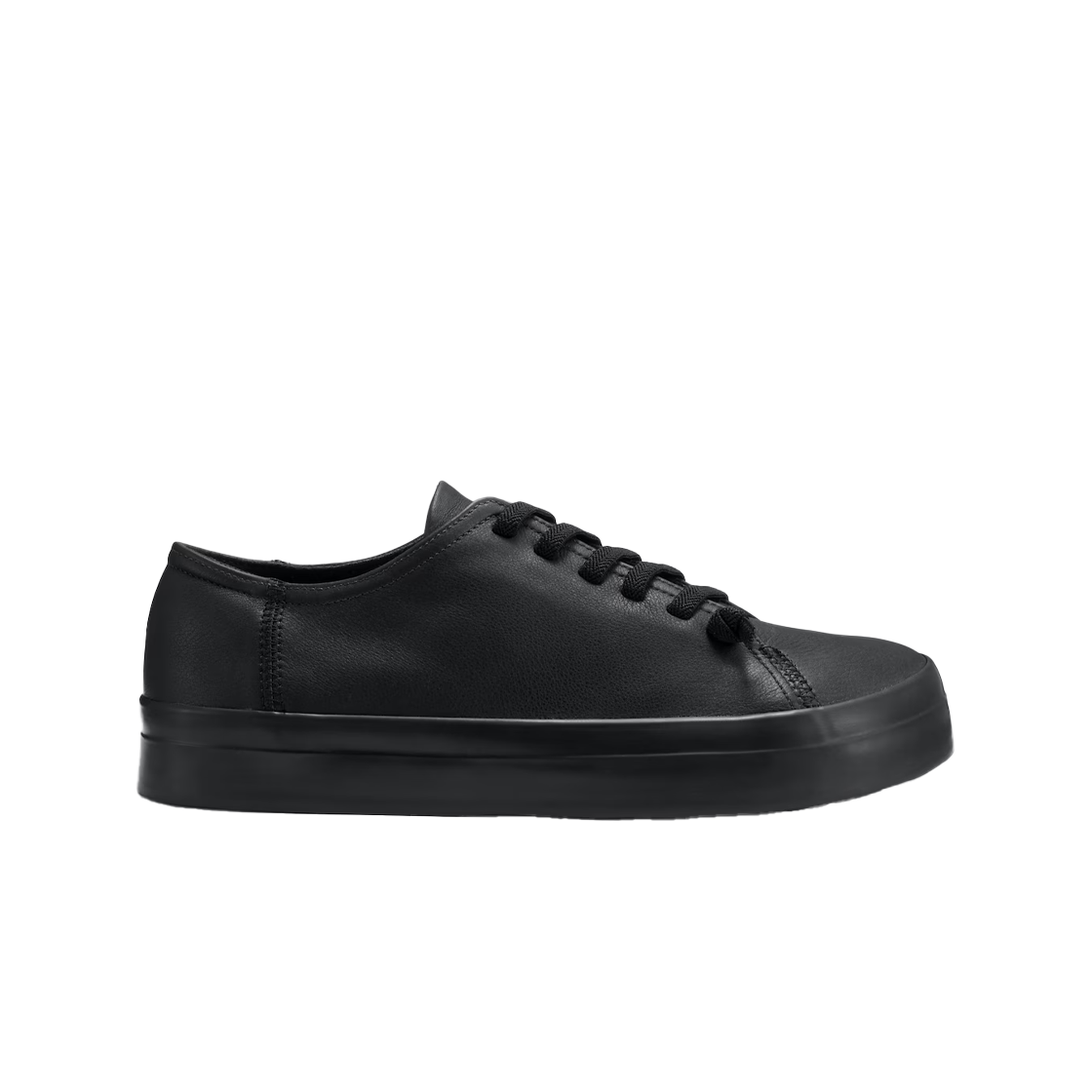 84727689 MUJI x Camper Leather Low-Cut Sneakers Black