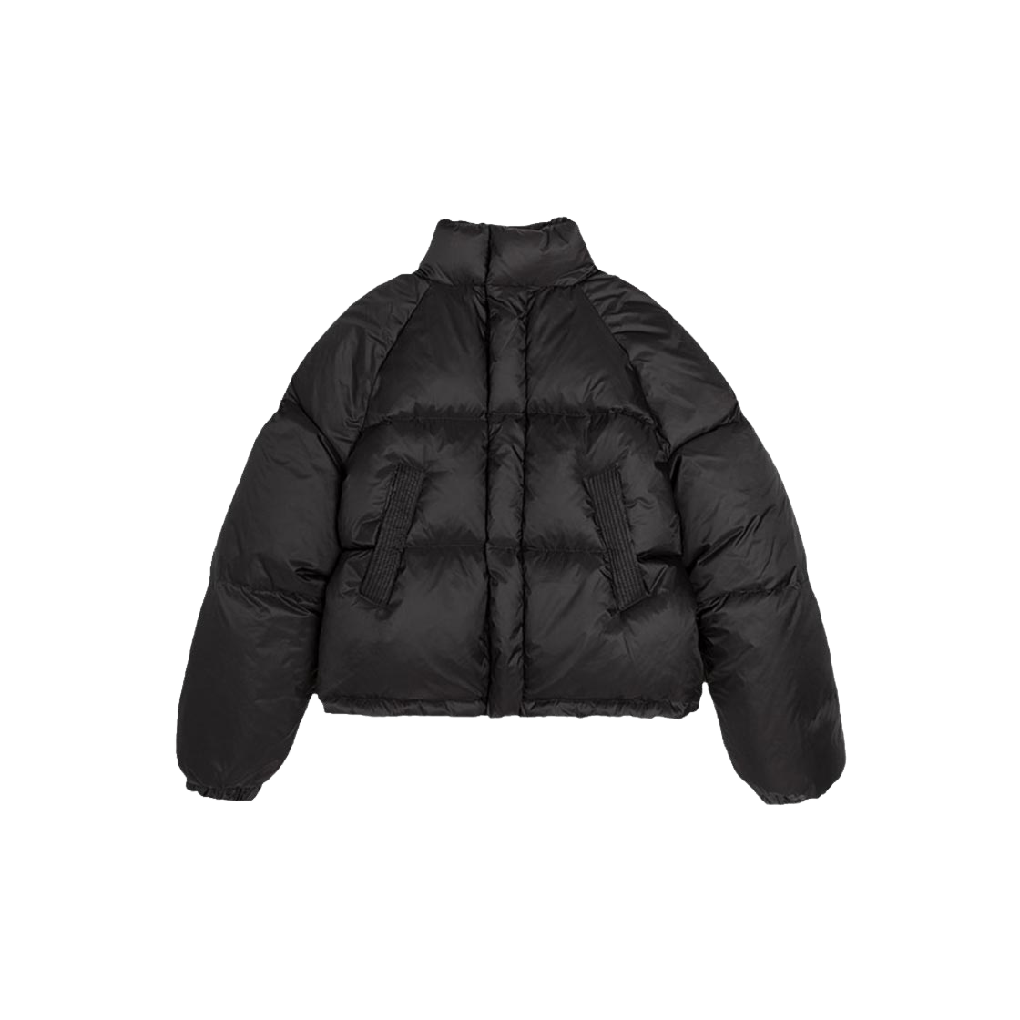 시야쥬 SIOT4010 덕다운 크롭 패딩 블랙